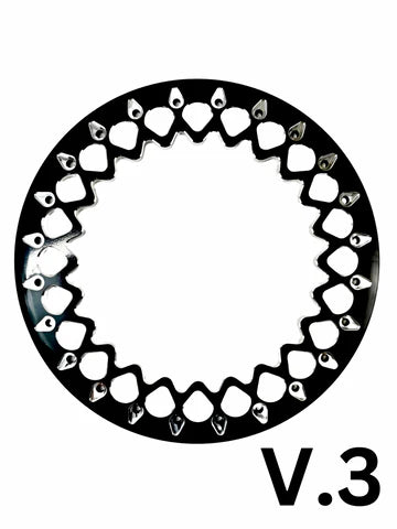 Wishbone - FF Forged Beadlock - Gloss Black