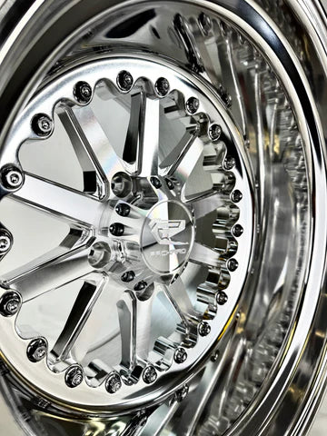 Element - FF Forged Polished Silver RZR PRO R 5X4.5