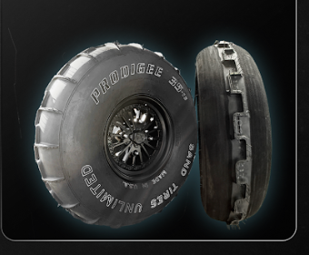 Sand Tires Unlimited Prodigee 35-15 Mohawk Buff
