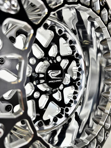 V2 Super Star - FF Forged Polished Beadlock - Gloss Black