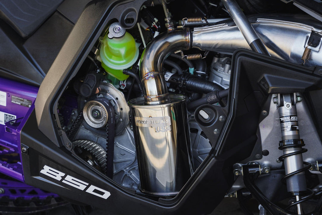 Polaris Tuned Mountain Exhaust - Force Turbos