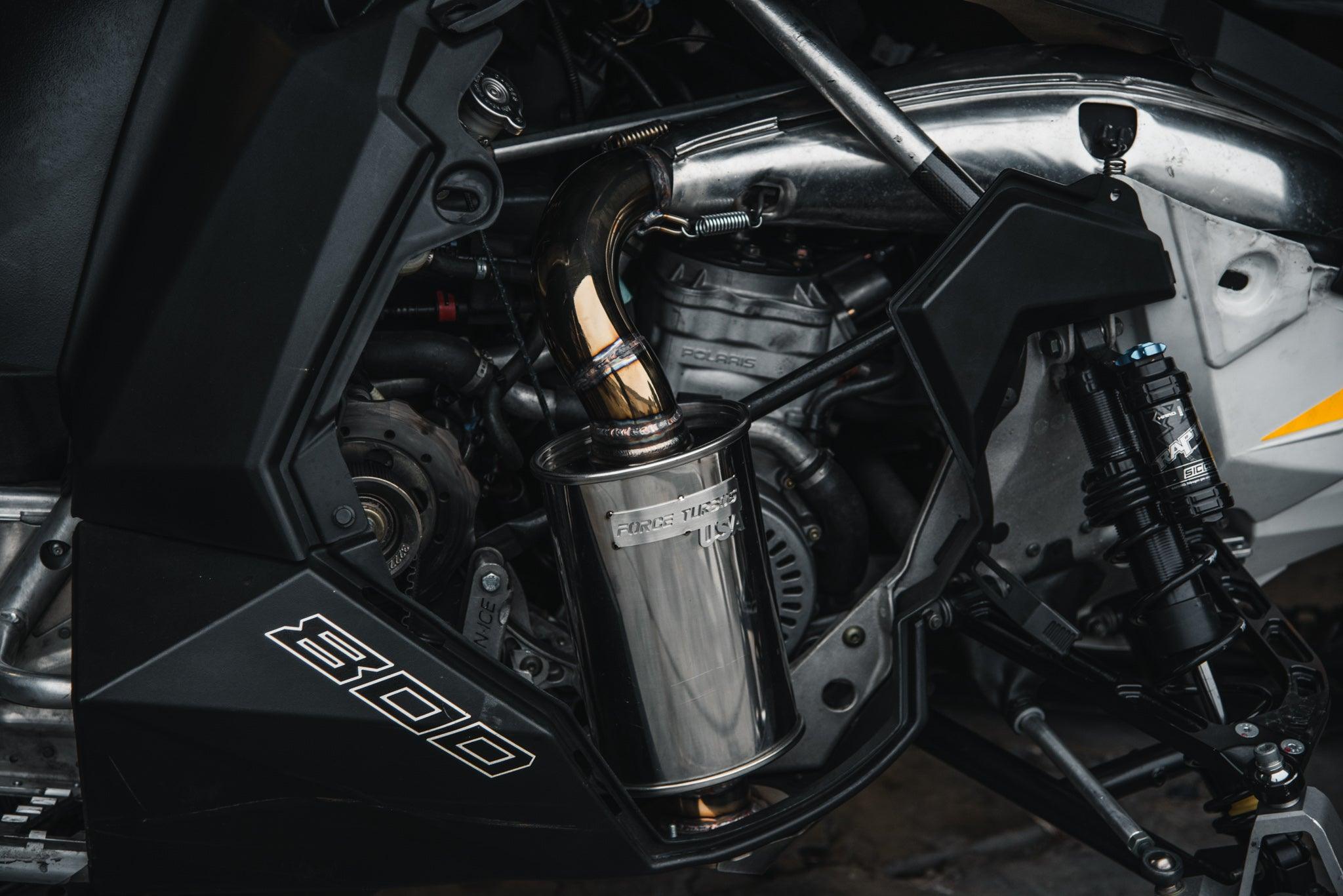 Polaris 800 Tuned Mountain Exhaust – Force Turbos