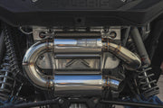 Polaris RZR XP Turbo 3" Full Turbo Back Exhaust with Resonator